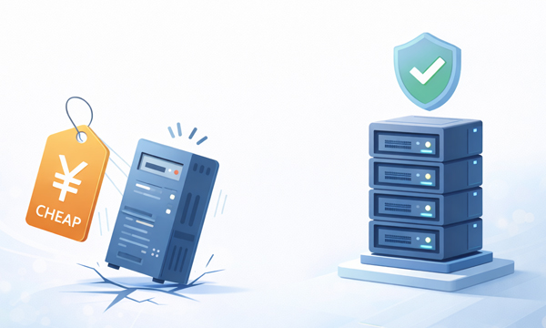 サーバーは安さで選ぶな