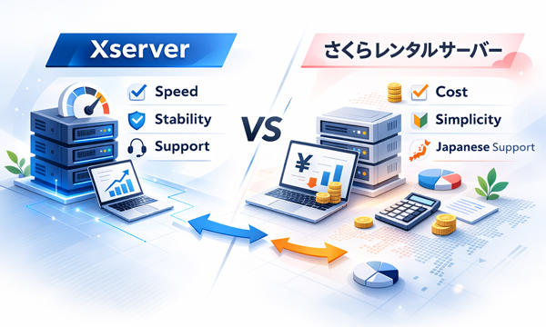 エックスサーバーとさくらレンタルサーバー比較