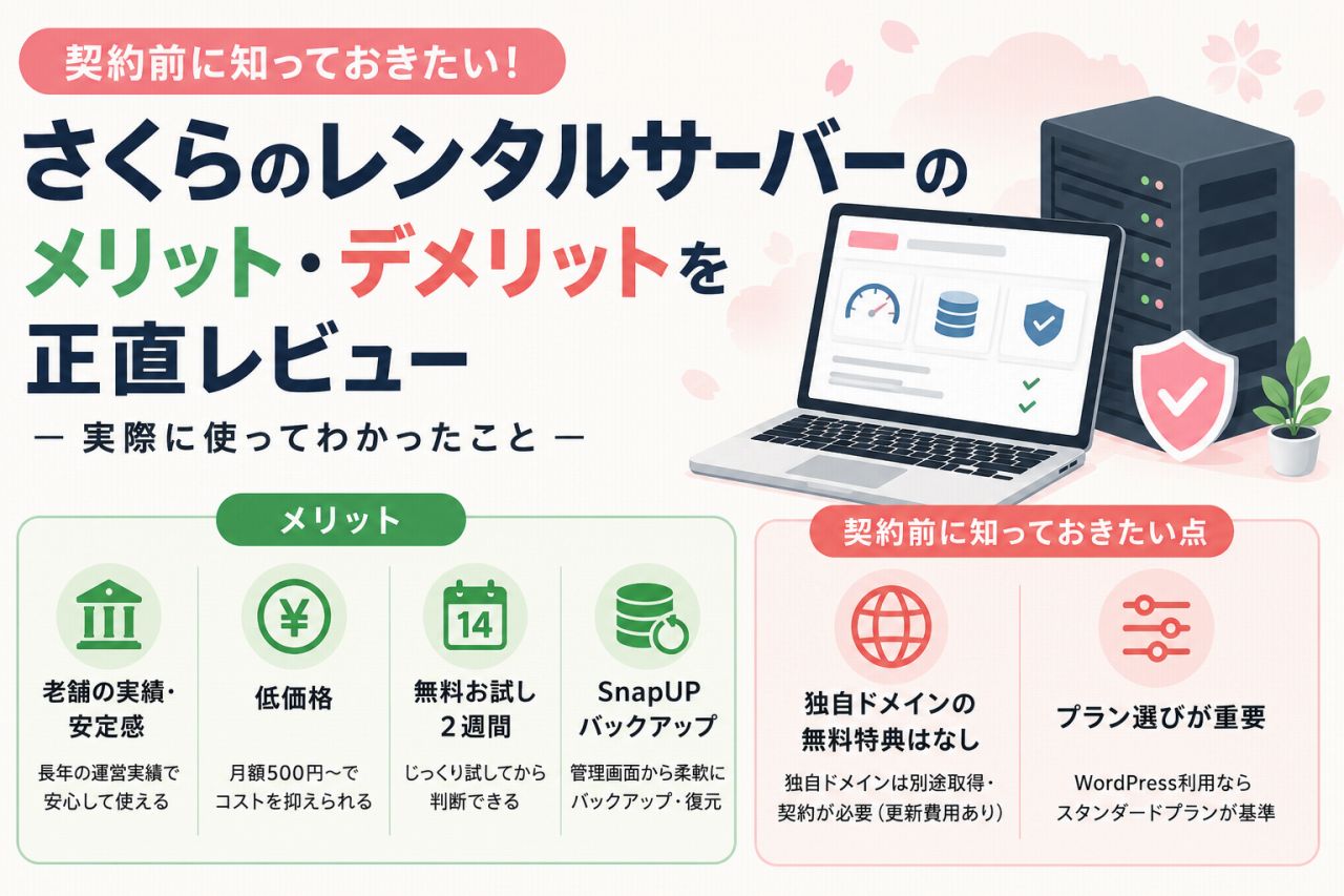 さくらレンタルサーバー